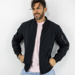 Μπουφάν Bomber Regular Fit Μαύρο