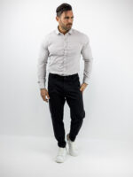 Πουκάμισο Slim Fit - Στενή Γραμμή Μπέζ