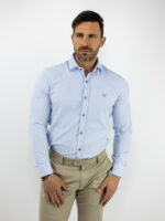 Πουκάμισο Slim Fit - Στενή Γραμμή Γαλάζιο