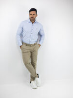 Πουκάμισο Slim Fit - Στενή Γραμμή Γαλάζιο