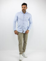 Πουκάμισο Slim Fit - Στενή Γραμμή Γαλάζιο