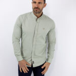 Πουκάμισο Μάο Slim Fit - Στενή Γραμμή Μέντα