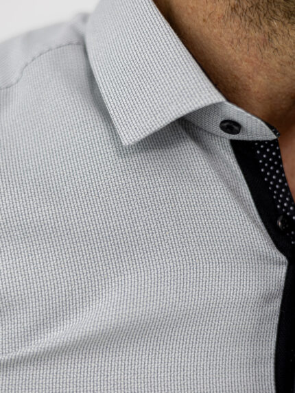 Πουκάμισο Slim Fit - Στενή Γραμμή Γκρί