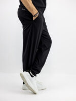 Παντελόνι Jogger Loose Fit Με Λάστιχο Πίσω & Πουκάμισο Regular Fit Μαύρο