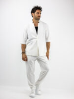Παντελόνι Chinos Regular Fit & Σακάκι Regular Fit Λευκό