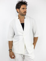 Παντελόνι Chinos Regular Fit & Σακάκι Regular Fit Λευκό