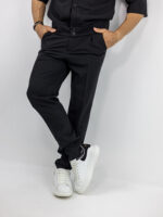 Παντελόνι Jogger Loose Fit & Σακάκι Overshirt Μαύρο