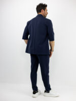 Παντελόνι Jogger Loose Fit & Σακάκι Overshirt Μπλέ