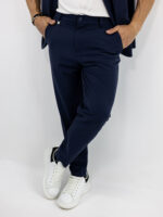 Παντελόνι Jogger Loose Fit & Σακάκι Overshirt Μπλέ