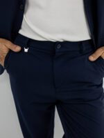 Παντελόνι Jogger Loose Fit & Σακάκι Overshirt Μπλέ
