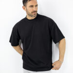 T-Shirt Regular Fit Καλαμπόκι Μαύρο