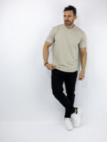 T-Shirt Regular Fit Καλαμπόκι Μπέζ