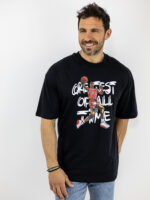 T-Shirt Regular Fit Basket Μαύρο