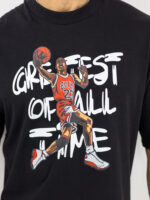 T-Shirt Regular Fit Basket Μαύρο