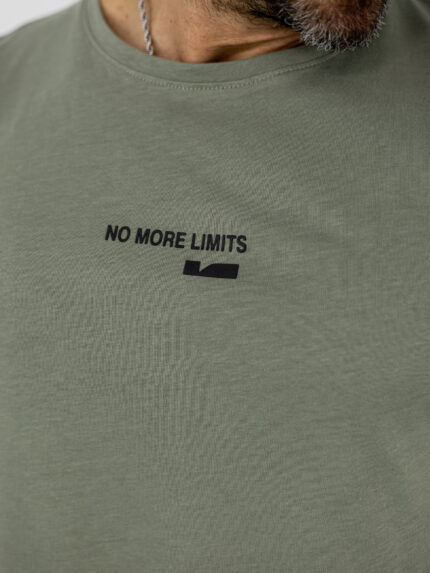 T-Shirt Regular Fit No More Limits Λαδί