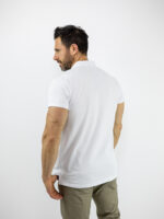 T-Shirt Μάο Regular Fit Μονόχρωμο Λευκό