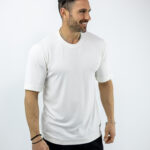 T-Shirt Regular Fit Μονόχρωμο Λευκό