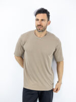 T-Shirt Regular Fit Μονόχρωμο Fanco