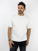 T-Shirt Oversized Punto Roma Λεύκο