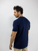 T-Shirt Regular Fit Μονόχρωμο Navy