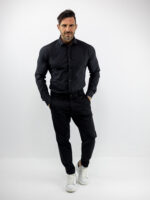 Πουκάμισο Slim Fit Μαύρο