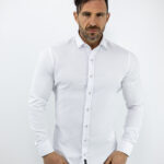 Πουκάμισο Slim Fit - Στενή Γραμμή Λευκό