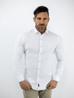 Πουκάμισο Slim Fit - Στενή Γραμμή Λευκό