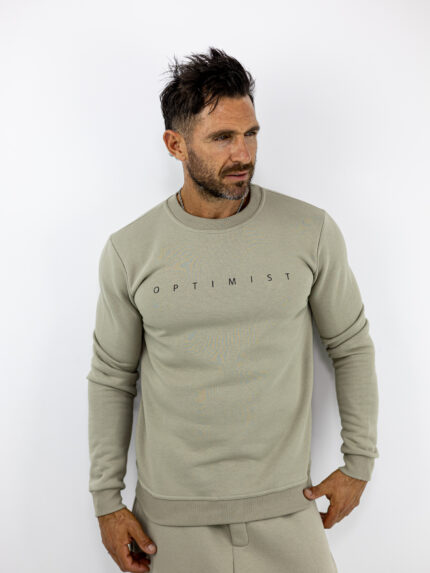 Φούτερ Regular Fit Optimist Μπέζ