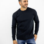 Μπλούζα Regular Fit Μονόχρωμη Μαύρη