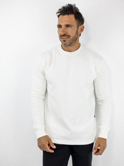 Μπλούζα Regular Fit Μονόχρωμη Λευκή