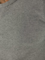 Μπλούζα Regular Fit Πλεκτή Γκρί