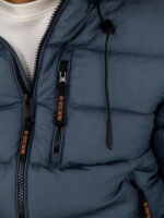 Μπουφάν Regular Fit Puffer Πετρόλ