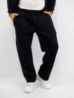 Παντελόνι Φόρμα Oversized Baggy & Πιέτα Μαύρο