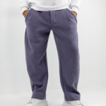 Παντελόνι Φόρμα Oversized Baggy & Πιέτα Μώβ