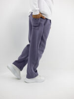 Παντελόνι Φόρμα Oversized Baggy & Πιέτα Μώβ