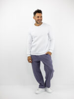 Παντελόνι Φόρμα Oversized Baggy & Πιέτα Μώβ