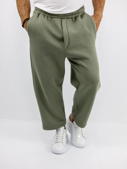 Παντελόνι Φόρμας Oversized Japanese Λαδί