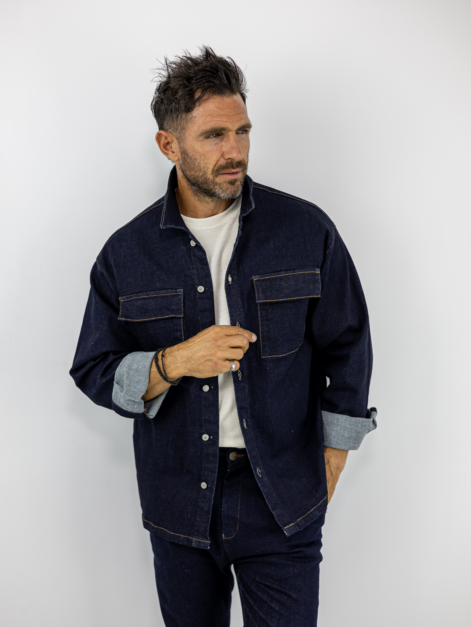 POUKAMISO_PROFIL_140012_MPLE_01.jpg Jean Πουκάμισο Oversized Μπλέ