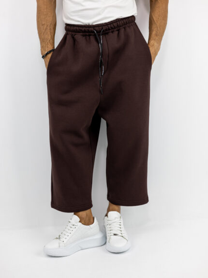 Παντελόνι Φόρμας Oversized Japanese Καφέ