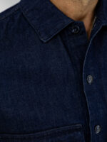 Jean Πουκάμισο Oversized Μπλέ & Παντελόνι Jean Regular Fit Μπλέ