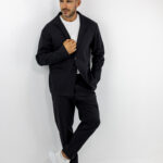 Σακάκι Regular Fit & Παντελόνι Regular Fit Μαύρο