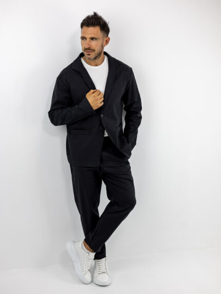 Σακάκι Regular Fit & Παντελόνι Regular Fit Μαύρο