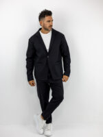 Σακάκι Regular Fit & Παντελόνι Regular Fit Μαύρο